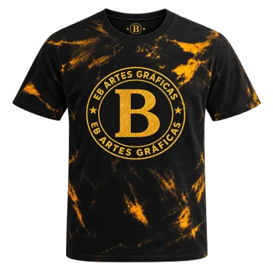 Camiseta preta personalizada da EB Artes Gráficas